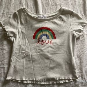 Francesca’s pride crop top